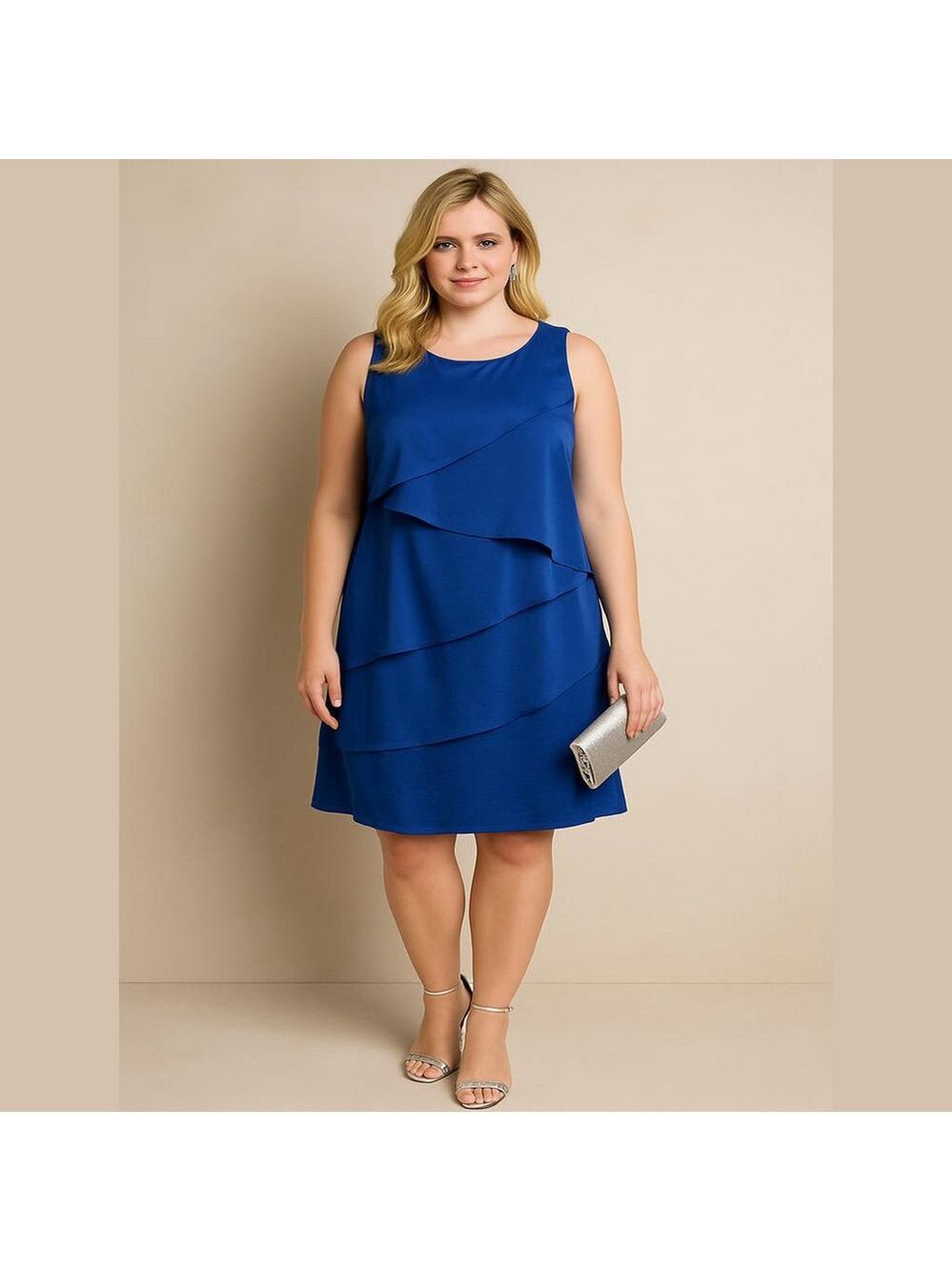 Vince Camuto Blue Dress Size 16W